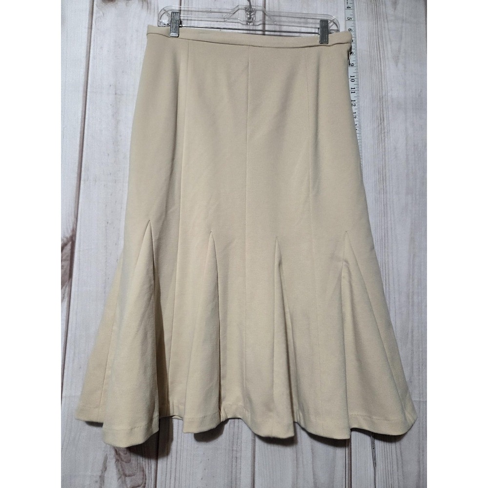 Spiegel Skirt Womens 12P Flare Career‎ Office Stretch Poly Spandex Classic Fit